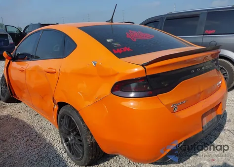 2014 Dodge Dart Sxt from USA, damaged, VIN 1C3CDFBB0ED863145